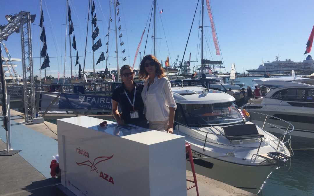 Náutica AZA representa JEANNEAU, FAIRLINE y WILLIAMS en el VLCBoatshow 2017